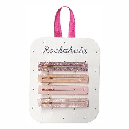 Rockahula Kids - spinki do włosów Retro Bar Pink