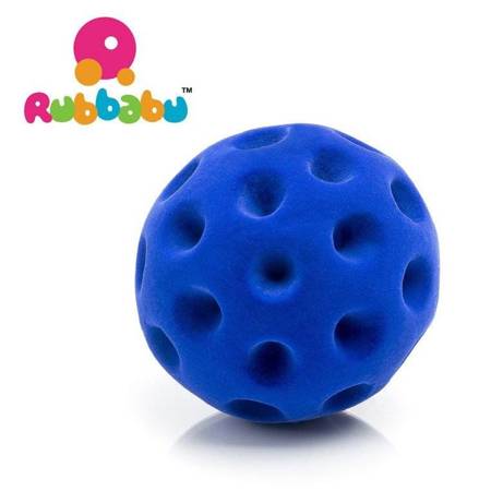 Rubbabu - Piłka golfowa sensoryczna - Niebieska