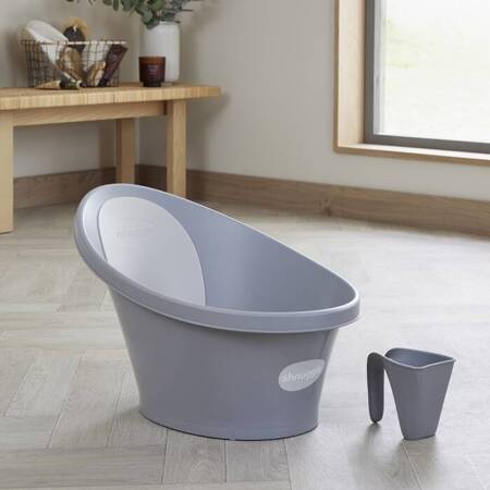 Shnuggle Kubek do Mycia Głowy Dziecka Pebble Grey