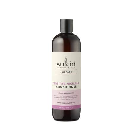 Sukin, SENSITIVE Delikatna micelarna odżywka do włosów, 500 ml
