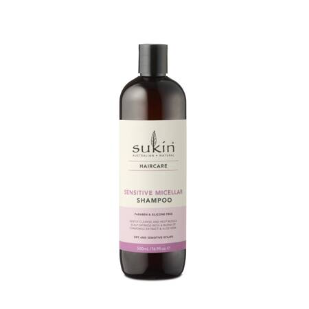 Sukin, SENSITIVE Delikatny micelarny szampon, 500 ml