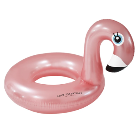 The Swim Essentials - Koło do pływania - Rose Gold Flamingo 95 cm 