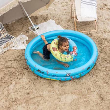 The Swim Essentials - Zestaw: basen, koło treningowe i piłka plażowa 