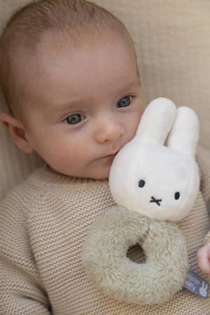 Tiamo Miffy Grzechotka Fluffy Green NIJN908