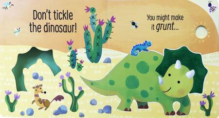 Usborne - Książka Don't tickle the Dinosaur!