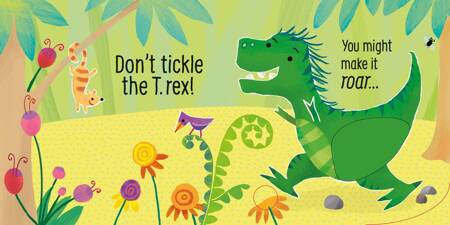 Usborne - Książka Don't tickle the T. rex!