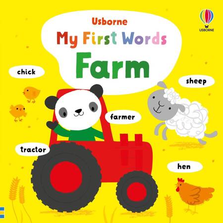 Usborne - Książka My First Word Book Farm