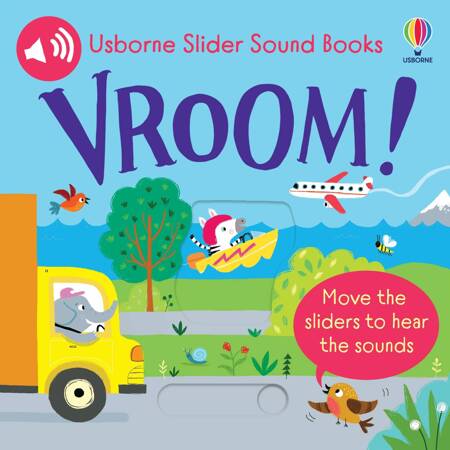 Usborne - Książka Slider Sound Books VROOM!