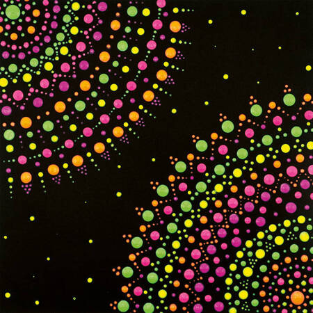 Zestaw kreatywny Malowanie kropkami Dots painting I love creativity 8+, Janod