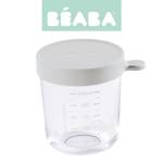 BEABA - Pojemnik słoiczek szklany z hermetycznym zamknięciem 250 ml - Light Mist