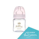 Butelka szeroka antykolkowa Canpol babies 120 ml PP EasyStart ROYAL BABY - Różowa