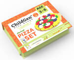 ChildGen - Zestaw kreatywny PIZZA, 100% naturalna ciastolina i akcesoria