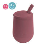 EZPZ Silikonowy kubeczek ze słomką Mini Cup + Straw Training System 120 ml Mauve