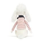 JellyCat - Beatnik Buddy Pudel w swetrze 22 x 7 cm