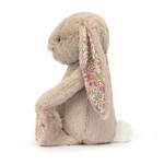 JellyCat - Króliczek z Kwiecistymi Uszami Beżowy „Petal” 18 cm