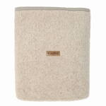 Koc 100% wełna - Baranek 75x100 Beige