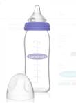 Lansinoh - Glass Feeding Bottle 240ml - Szklana butelka do karmienia 240ml + smoczek NaturalWave