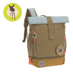 Lassig Plecak mini rolltop Nature oliwkowy