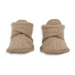 Lodger Buciki niechodki polarowe beżowe Teddy Fleece Beige 3-6m