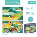 Mudpuppy Puzzle soczewkowe z ruchomym obrazkiem 3D Duże i małe koty 75 elementów 5+