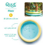 QUUT - Dmuchany basen duży Ø 120 cm - Dippy Banana Blue