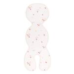 Samiboo - Wkładka bambusowa antypotowa do fotelika 0-13kg, 9-18kg - Pudrowy róż