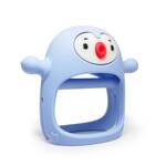 Smily Mia - Gryzak Silikonowy Pingwin Buddy - Light Blue