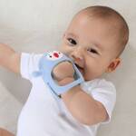 Smily Mia - Gryzak Silikonowy Pingwin Buddy - Light Blue